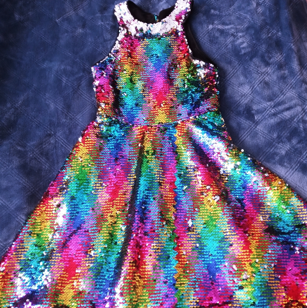 Girls sequin dress